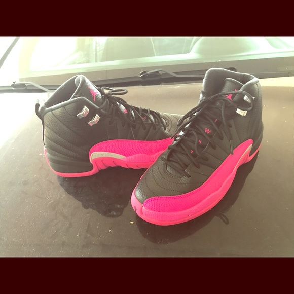 pink black 12s